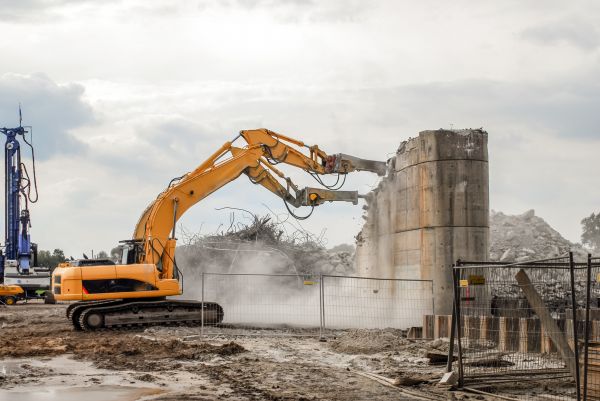 Silo Demolition in Mechanicsville