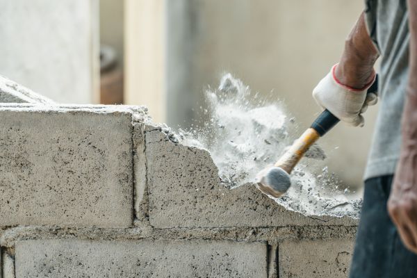 Block Wall Demolition in Mechanicsville