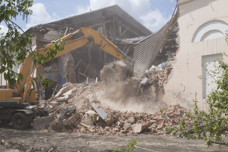 Demolition Equipment in Action